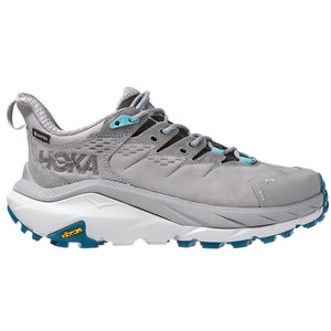Hoka Women's Kaha 2 Low GORE-TEX Walking Shoes SharkSkin / Blue Coral - achilles heel