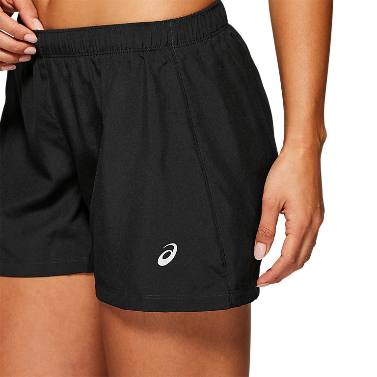 Asics Women's Silver 4 Inch Short Black - achilles heel