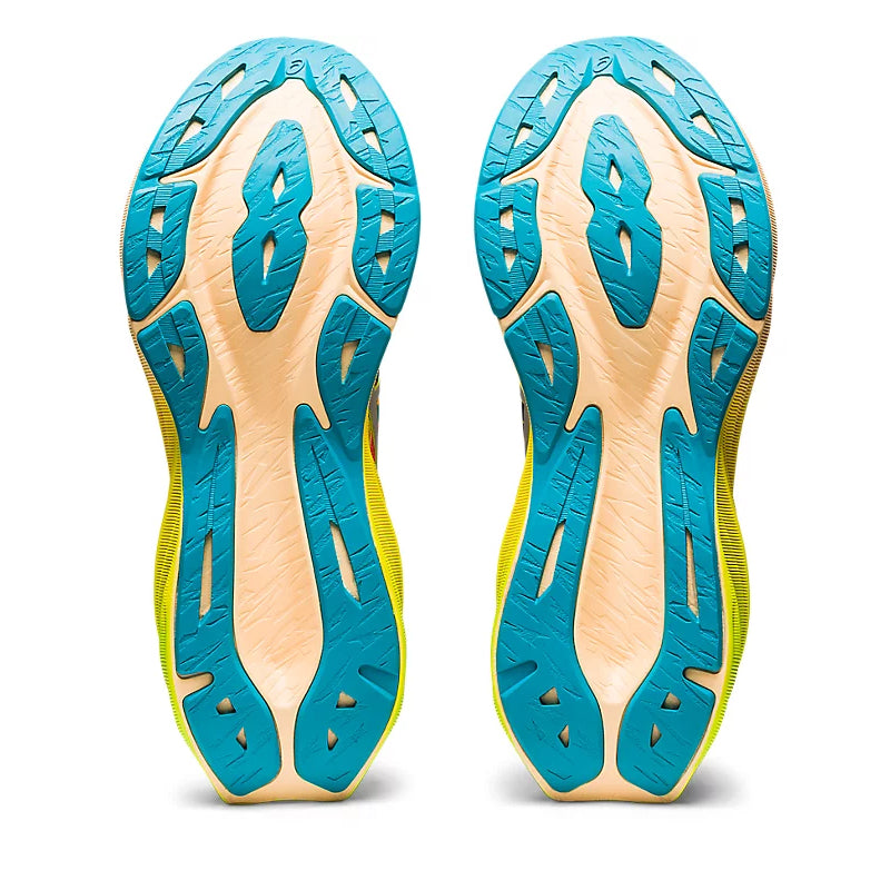 Asics Women's Novablast 3 Lite-Show Running Shoes Lime Zest / Lite-Show - achilles heel