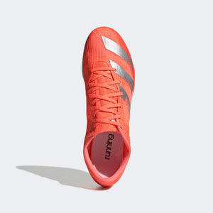 adidas Women's Distancestar Running Spikes Coral - achilles heel