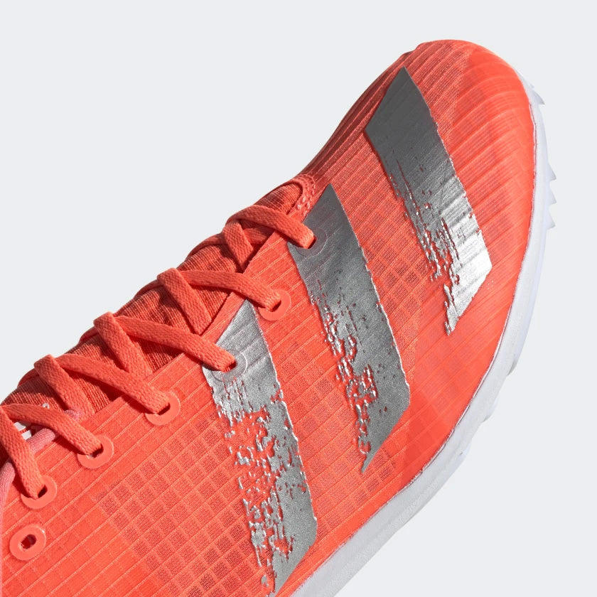 adidas Women's Distancestar Running Spikes Coral - achilles heel