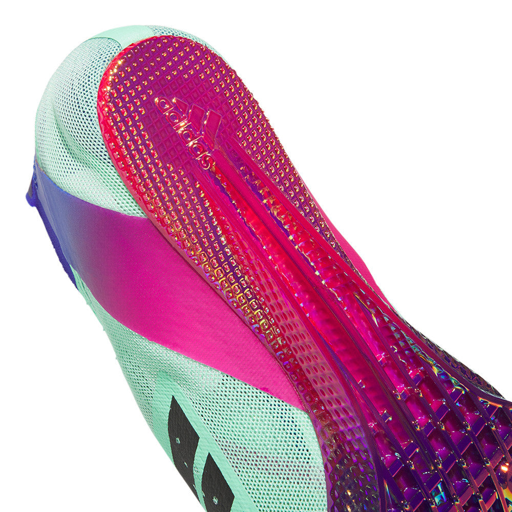 adidas Adizero Finesse Running Spikes Pulse Mint / Core Black / Lucid Blue - achilles heel