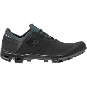 On Men's Cloudventure Peak Trail Running Shoes Black / Rock - achilles heel