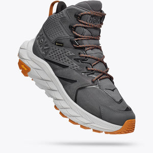 Hoka Men's Anacapa Mid GORE-TEX Walking Boots Castle Rock / Harbor Mist - achilles heel