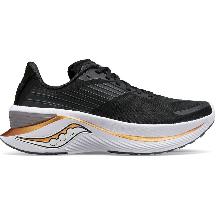 Saucony Women's Endorphin Shift 3 Running Shoes Black / Goldstruck - achilles heel