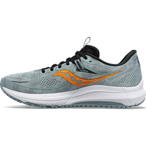 Saucony Men's Omni 21 Running Shoes Slate / Black - achilles heel