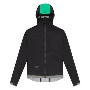Soar Men's Nano Rain Jacket Black - achilles heel