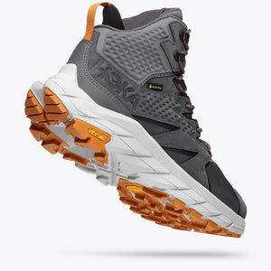 Hoka Men's Anacapa Mid GORE-TEX Walking Boots Castle Rock / Harbor Mist - achilles heel