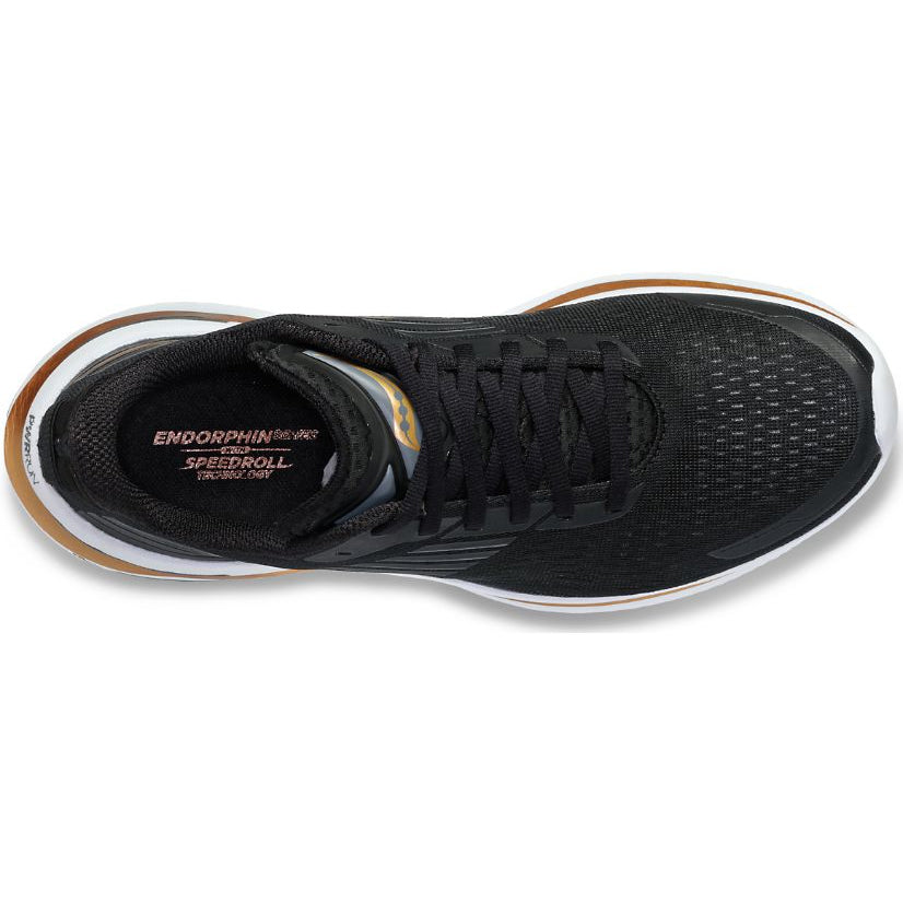 Saucony Women's Endorphin Shift 3 Running Shoes Black / Goldstruck - achilles heel