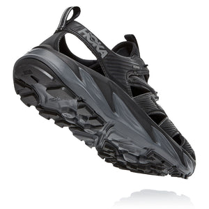 Hoka Men's Sky Hopara Sandal Black / Dark Shadow - achilles heel
