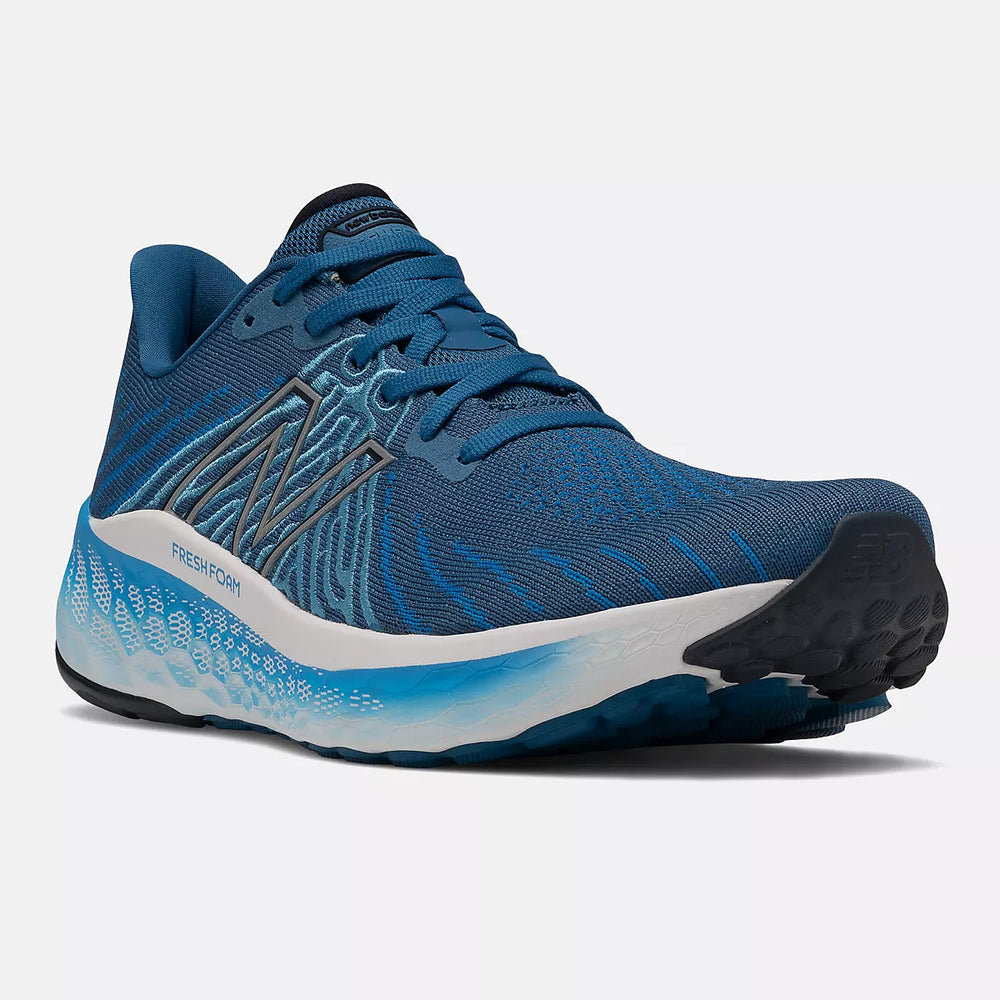 New Balance Men's Vongo v5 Running Shoes Blue / Laser Blue - achilles heel