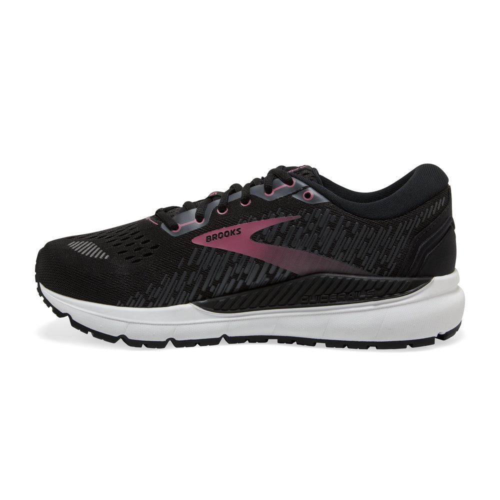 Brooks Women's Addiction GTS 15 Running Shoes Black / Ebony / Mauvewood - achilles heel