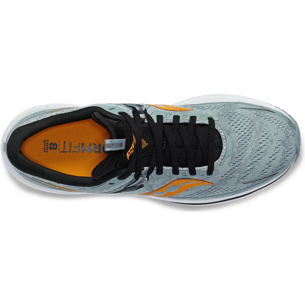 Saucony Men's Omni 21 Running Shoes Slate / Black - achilles heel
