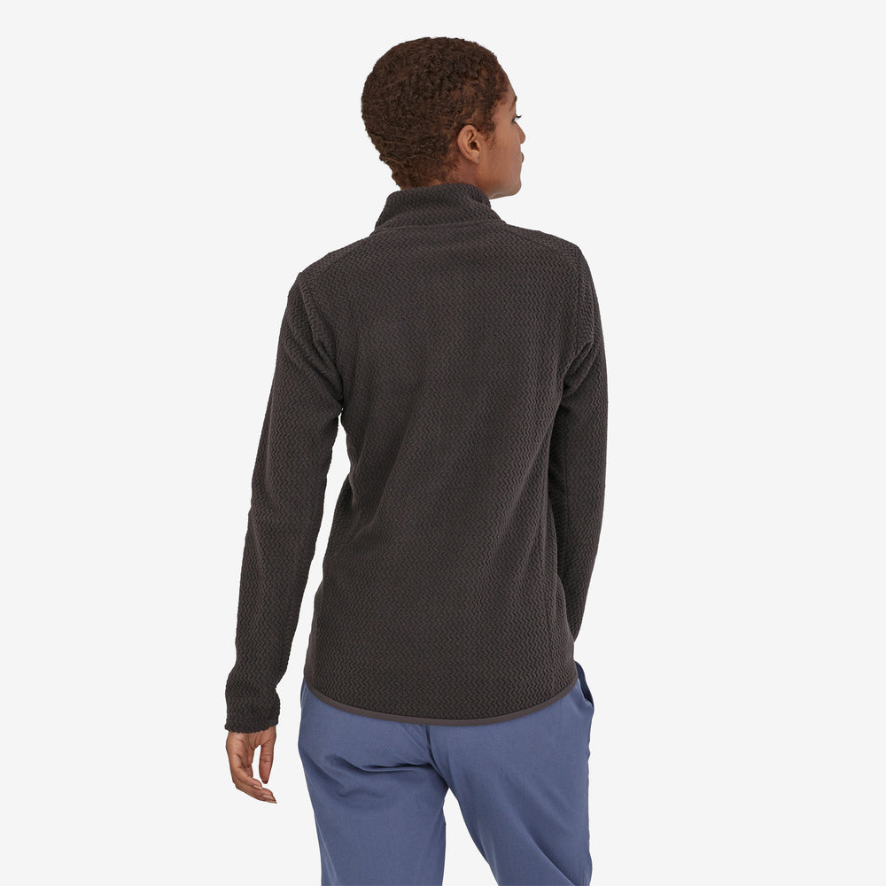 Patagonia Women's R1 Air Zip Neck Black - achilles heel
