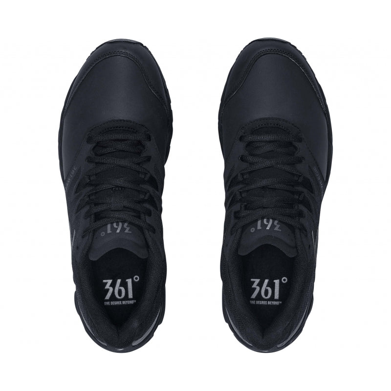 361 Degrees Men's Weegie Walking Shoes Black / Castlerock - achilles heel