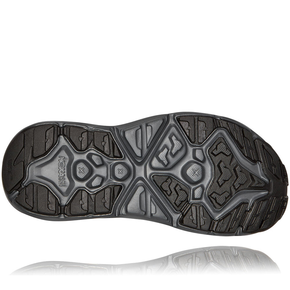 Hoka Men's Sky Hopara Sandal Black / Dark Shadow - achilles heel