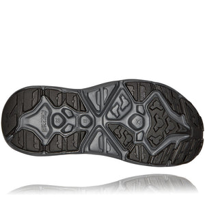 Hoka Men's Sky Hopara Sandal Black / Dark Shadow - achilles heel