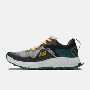 New Balance Men's X Hierro v7 Trail Running Shoes Concrete / Vintage Teal / Hot Marigold - achilles heel