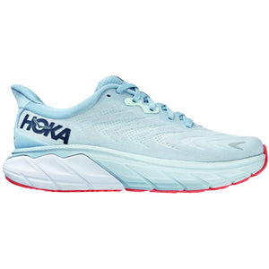 Hoka Women's Arahi 6 Wide Fit Running Shoes Plein Air / Blue Fog - achilles heel