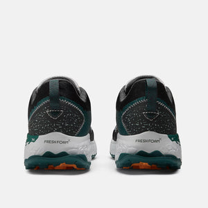 New Balance Men's X Hierro v7 Trail Running Shoes Concrete / Vintage Teal / Hot Marigold - achilles heel