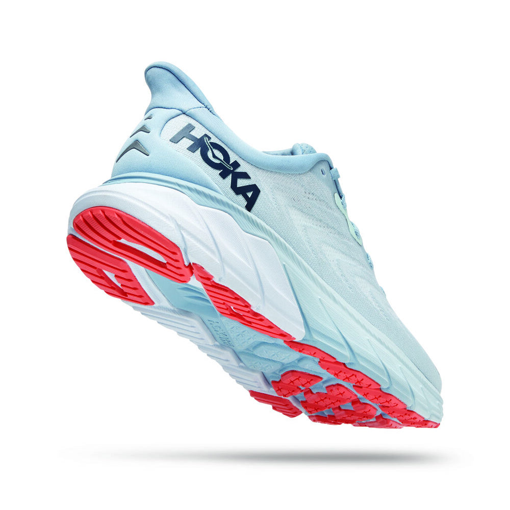 Hoka Women's Arahi 6 Wide Fit Running Shoes Plein Air / Blue Fog - achilles heel