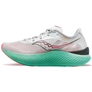 Saucony Women's Endorphin Pro 3 Running Shoes Fog / Vizpink - achilles heel