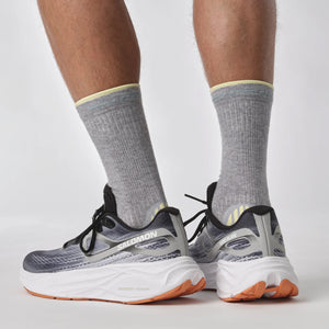 Salomon Men's Aero Glide Running Shoes Black / Alloy / Coral Gold - achilles heel