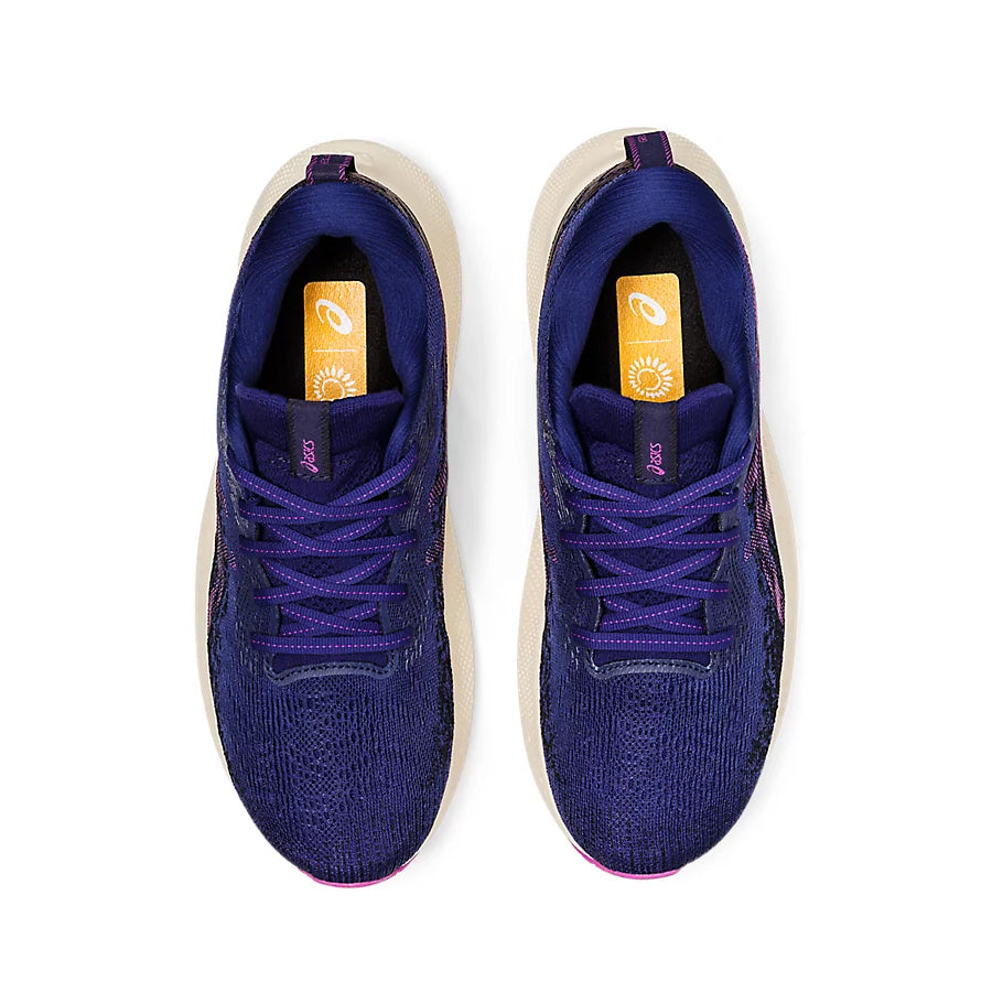 Asics Women's Gel-Nimbus Lite 3 Running Shoes Dive Blue / Orchid - achilles heel