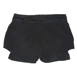SAYSKY Women's 2 In 1 Shorts Black - achilles heel