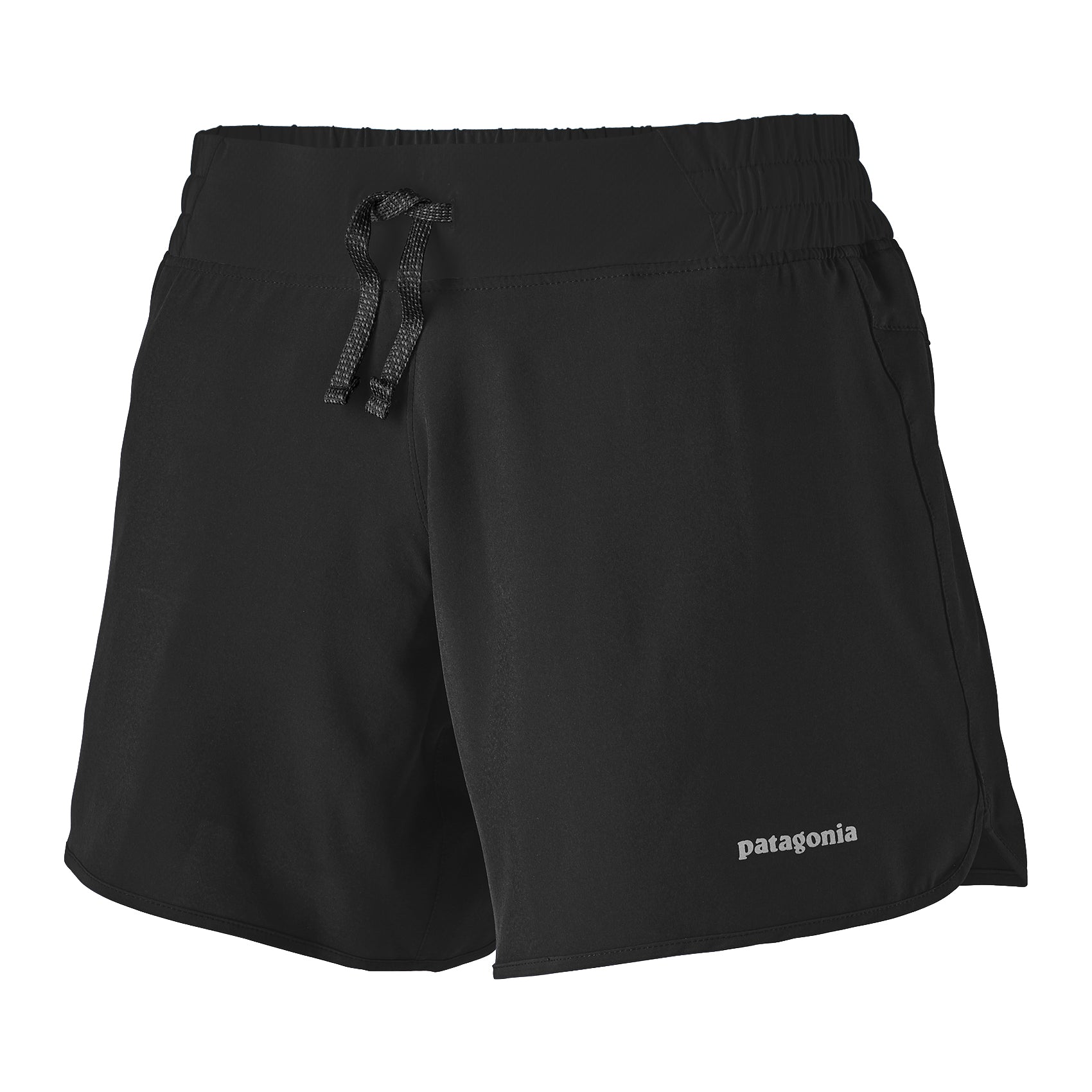 Patagonia Women's Nine Trails 6 Inch Shorts Black - Achilles Heel
