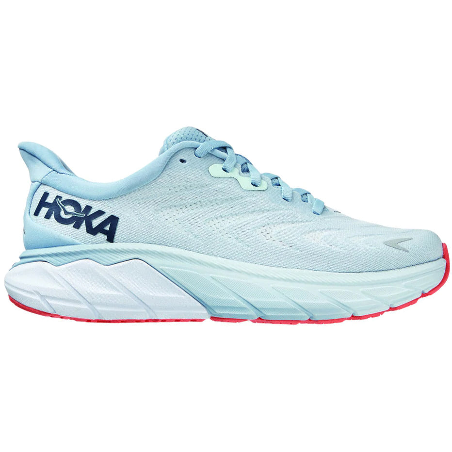 Hoka Women's Arahi 6 Running Shoes Plein Air / Blue Fog - achilles heel