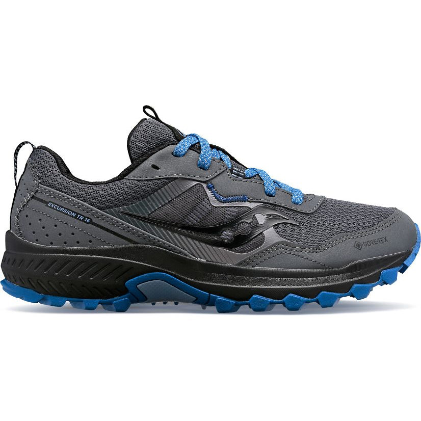 Saucony Women's Excursion TR16 GORE-TEX Trail Running Shoes Shadow / Summit - achilles heel