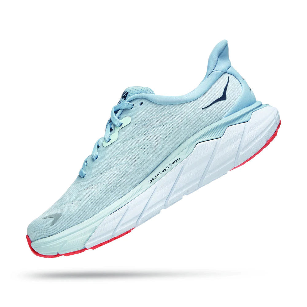 Hoka Women's Arahi 6 Running Shoes Plein Air / Blue Fog - achilles heel