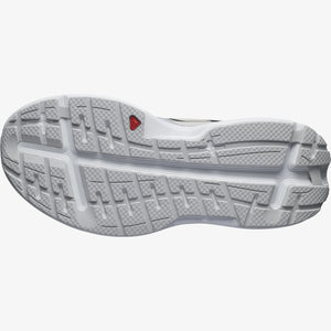 Salomon Women's Aero Glide Running Shoes Vanilla Ice / White / Lunar Rock - achilles heel