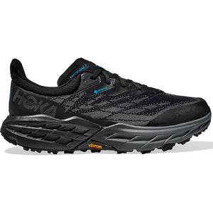 Hoka Men's Speedgoat 5 GORE-TEX Trail Running Shoes Black / Black - achilles heel