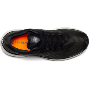 Saucony Men's Triumph 19 Running Shoes Black / White - achilles heel