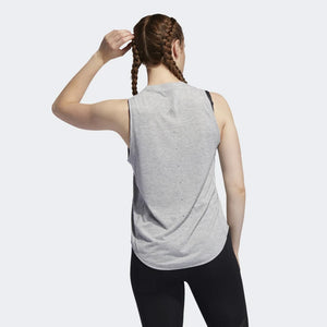 adidas Women's Adapt Tank Grey Heather - achilles heel