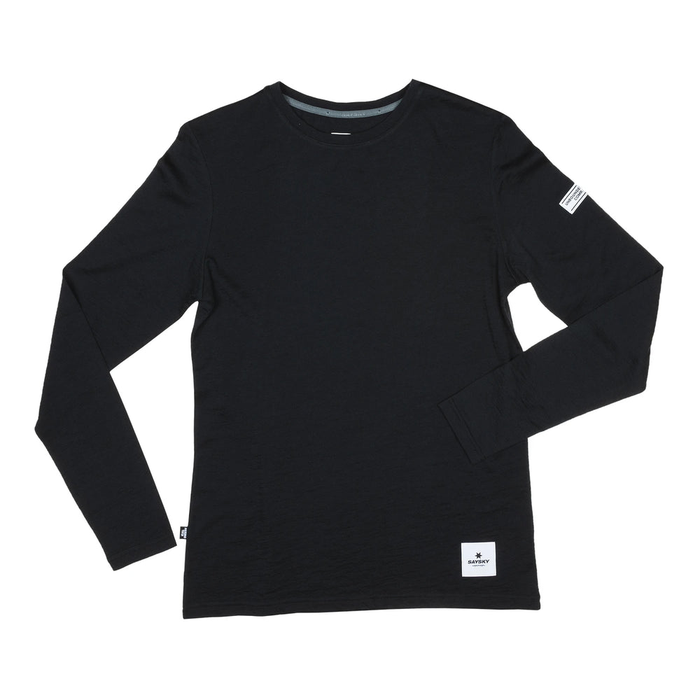 SAYSKY Merino Base 165 Top Black - achilles heel