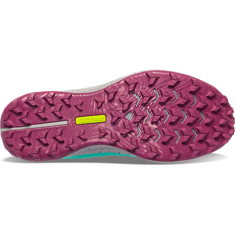 Saucony Women's Peregrine 12 Trail Running Shoes Cool Mint / Acid - achilles heel