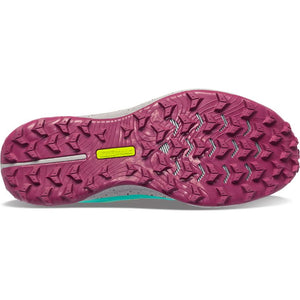 Saucony Women's Peregrine 12 Trail Running Shoes Cool Mint / Acid - achilles heel