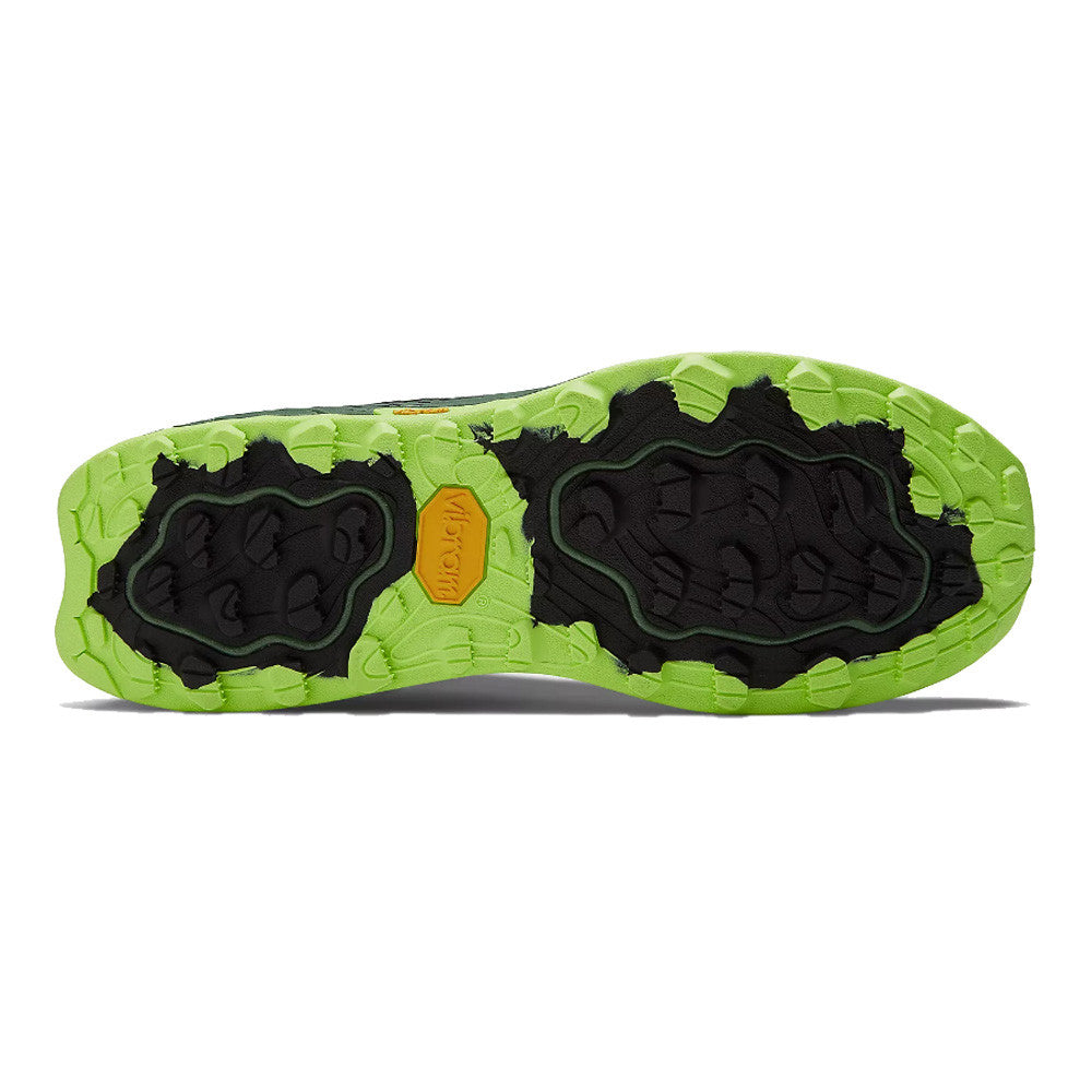 New Balance Men's X Hierro v7 Trail Running Shoes Jade / Pixel Green - achilles heel
