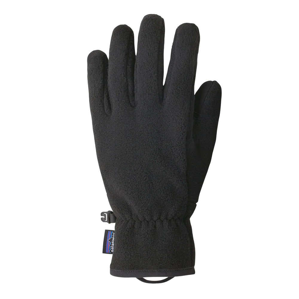 Patagonia Synchilla Fleece Gloves Black - achilles heel