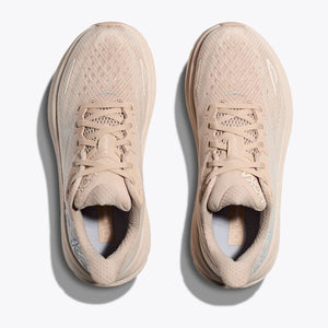 Hoka Men's Clifton 9 Running Shoes Shifting Sand / Eggnog - achilles heel