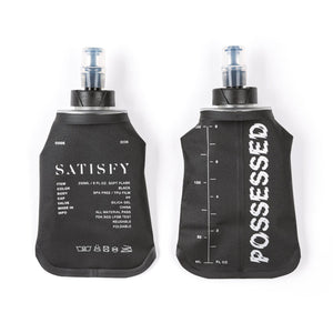 Satisfy Justice Hydration Belt Black - achilles heel