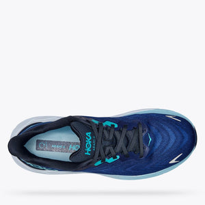 Hoka Men's Arahi 6 Running Shoes Outer Space / Bellwether Blue - achilles heel