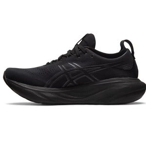 Asics Men's Gel-Nimbus 25 Running Shoes Black / Black - achilles heel