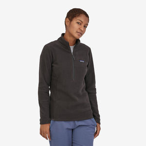 Patagonia Women's R1 Air Zip Neck Black - achilles heel