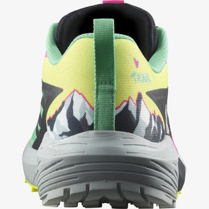 Salomon Sense Ride 5 Martina LTD Trail Running Shoes Biscay Green / Phantom / Pink Glow - achilles heel