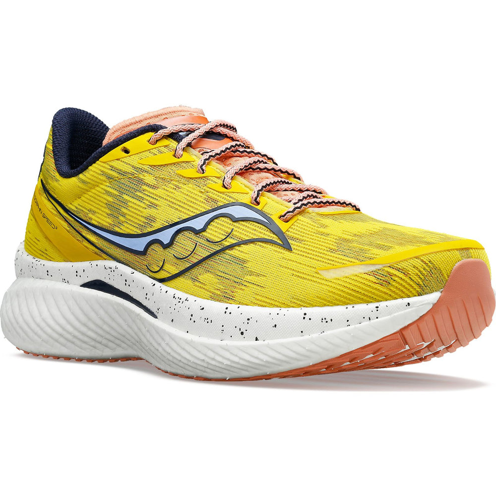 Saucony Women's Endorphin Speed 3 Running Shoes Sulphur Yellow - achilles heel