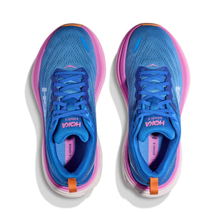 Hoka Women's Bondi 8 Running Shoes Coastal Sky / All Aboard - achilles heel